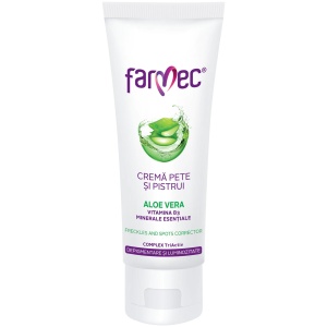 Crema pentru pete si pistrui cu Aloe Vera, 50ml, 6180, Farmec