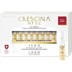 Crescina Transdermic Re-Growth HFSC 1300 MAN, 20 fiole, Labo