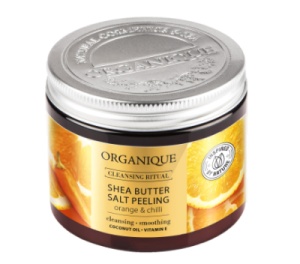 Exfoliant corp anticelulitic cu porticale chilli si shea, 200 ml, Organique