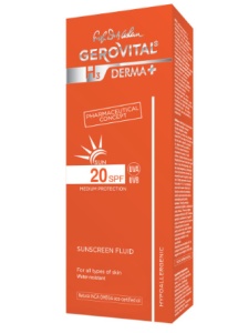 Fluid protectie solara SPF20 H3 Derma+, 150 ml, Gerovital 4630