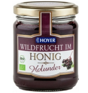 Fructe de soc in miere eco, 250g, Hoyer