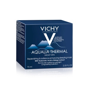 Gel-crema hidratant de noapte cu efect anti-oboseala Aqualia Thermal SPA, 75 ml, Vichy