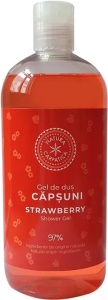 Gel de dus aroma capsuni, 500ml, Natura Carpatica