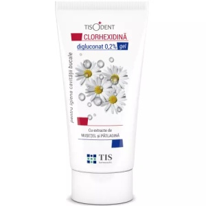 Gel igiena bucala cu clorhexidina Tisodent, 50ml, Tis