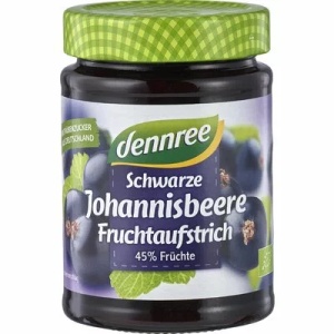 Gem de coacaze negre eco, 340g, Dennree