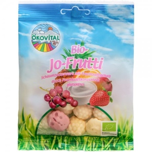 Jeleuri eco cu fructe si iaurt fara gluten, 80g, Okovital