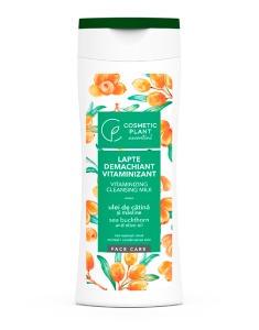Lapte demachiant vitaminizant cu ulei de catina si masline, 200 ml, Cosmetic Plant