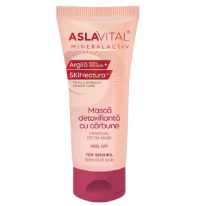 Masca MineralActiv detoxifianta cu carbune, 100ml, 119, Aslavital