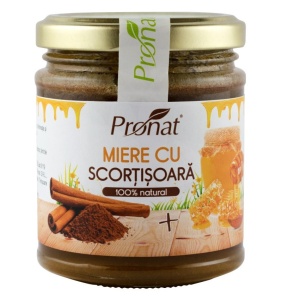 Miere cu scortisoara, 220g, Pronat