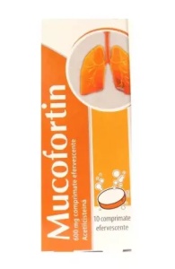 Mucofortin 600mg, 10 comprimate efervescente, Zdrovit