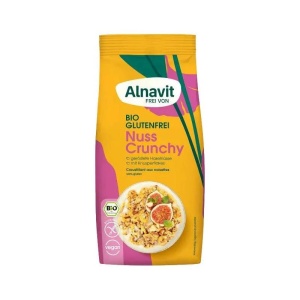 Musli crocant bio fara gluten cu alune de padure, 300g, Alnavit
