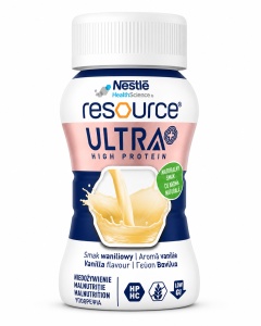 Nestlé Resource Ultra+ High Protein Vanilie, 125 ml, 1 Bucată