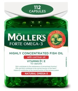 Omega 3 Forte, 112 capsule, Moller's