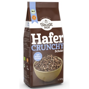 Ovaz eco crocant cu ciocolata fara gluten, 352g, Bauck Hof