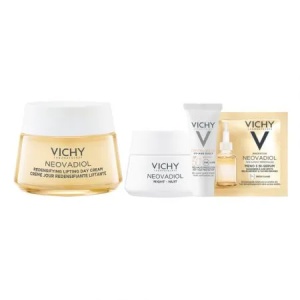 Pachet Crema de zi cu efect de refacere a lipidelor si redefinire Neovadiol Post-Menopause, 50ml + Crema de noapte Neovadiol, 15ml, Vichy - Img 2