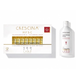 Pachet Tratament Crescina Transdermic Re-Growth HFSC 500 Man, 20 fiole + Sampon Crescina Transdermic HFSC Man, 200 ml, Labo - Img 2