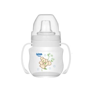 Pahar anti-curgere cu maner 6l+, 125ml, 753, Wee Baby