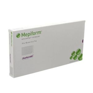 Pansament autoadeziv pentru tratamentul cicatricilor Mepiform, 10 x 18cm, 1 bucata, Molnlycke