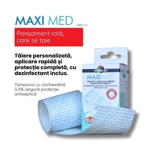 Pansament autoadeziv rola Maxi Med Master-Aid, 50x6 cm, Pietrasanta Pharma - Img 7