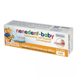Pasta de dinti pentru bebelusi Nenedent Baby cu fluor, 20ml, Dentinox