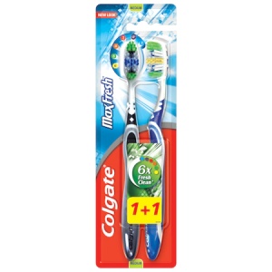 Periuta de dinti Max Fresh Medium 1+1, Colgate