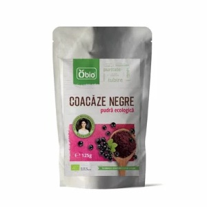 Pudra eco coacaze negre, 125g, OBio