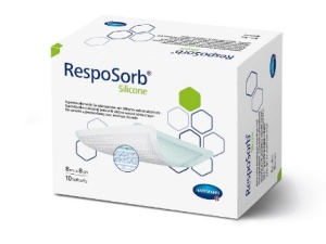RespoSorb Silicone Pansament 8cmx8cm, 10buc, Hartman