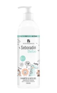Sampon si gel de dus 2 in 1 Seboradin Bebe, 500ml, Lara