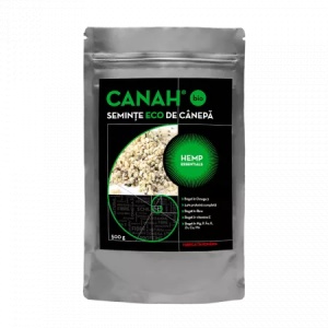 Seminte de canepa bio, 500g, Canah