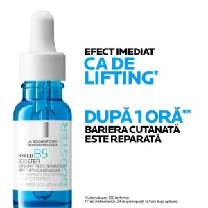 Ser concentrat antirid Hyalu B5 Booster cu efect de lifting, 15ml, La Roche-Posay - Img 2