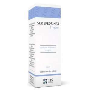 Ser efedrinat picaturi nazale 5mg/ml, 10ml, Tis Farmaceutic