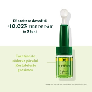 Ser regenerator impotriva caderii parului Triphasic Progressive, 8 flacoane, Rene Furterer - Img 2