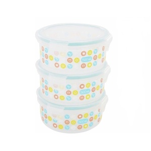 Set 3 boluri ermetice Maxi, 500ml, B004001, Badabulle