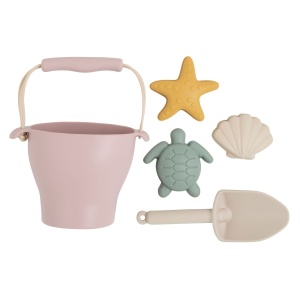 Set de jucarii pentru plaja roz, 5 piese, +6l, Baby's Only
