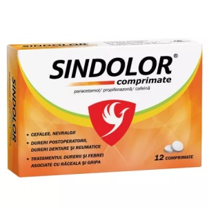 Sindolor 250/150/50mg, 12 comprimate, Fiterman