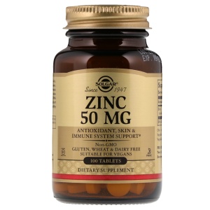 SOLGAR Zinc 50mg x 100tb