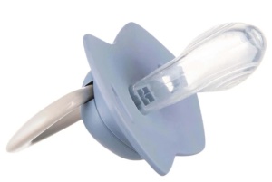 Suzeta simetrica din silicon Pure color blue 6-18l, 2 bucati, 22/656, Canpol - Img 2