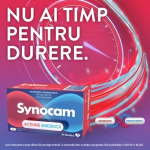 Synocam 200mg/500mg, 10 comprimate filmate - Img 2