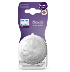 Tetina Natural Response 3m+, 2 bucati, SCY964/02, Avent - Img 2