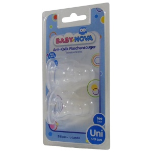 Tetina silicon rotunda pentru ceai, 2 bucati, 17301, Baby Nova
