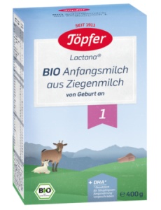 TOPFER Bio 1 Lapte de capra, 400g