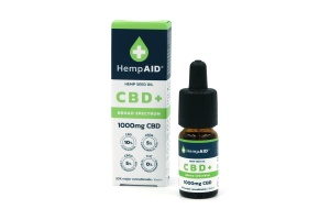 Ulei canepa 1000mg CBD, 500mg CBDA, 500mg CBGA, 10ml, HempAid - Img 2