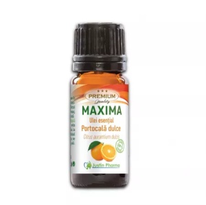 Ulei esential de Portocala dulce, 10ml, Justin Pharma