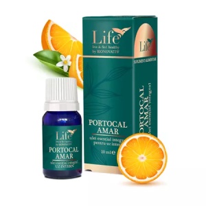 Ulei esential integral de portocal amar, 10ml, Bionovativ