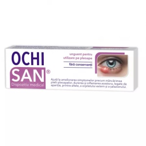 Unguent pentru pleoape OchiSan, 15g, Zdrovit