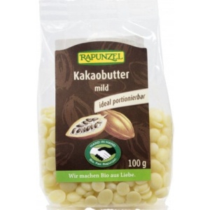 Unt de cacao dezodorizat ECO, 100g, Rapunzel