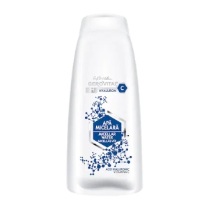Apa micelara H3 Hyaluron C, 400ml + Crema antirid de zi H3 Hyaluron C, 50ml, 44570, Gerovital - Img 2