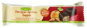 Baton martipan caise si ciocolata amaruie ECO, 50g, Rapunzel