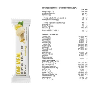 Baton One Meal Lemon Crunch, 60g, Nupo - Img 2