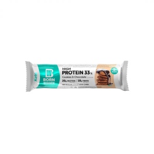 Baton proteic 33% cu biscuiti si ciocolata, Keto, 60g, Born Winner